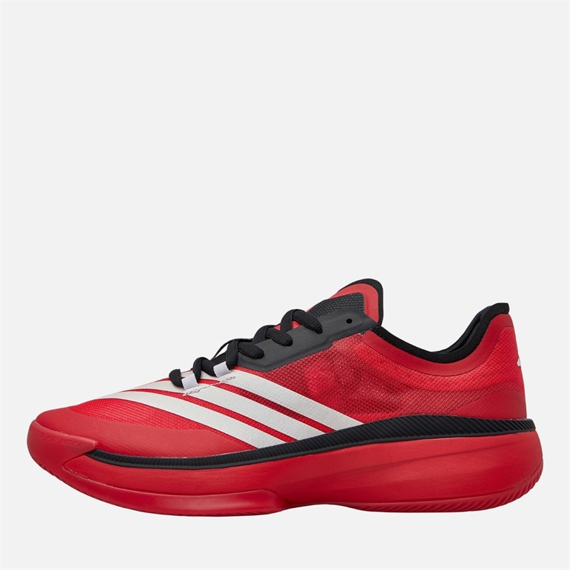 adidas Mens Adizero Select 3.0 Low Basketball Shoes Pure Ruby/Core Black/Zero Metalic