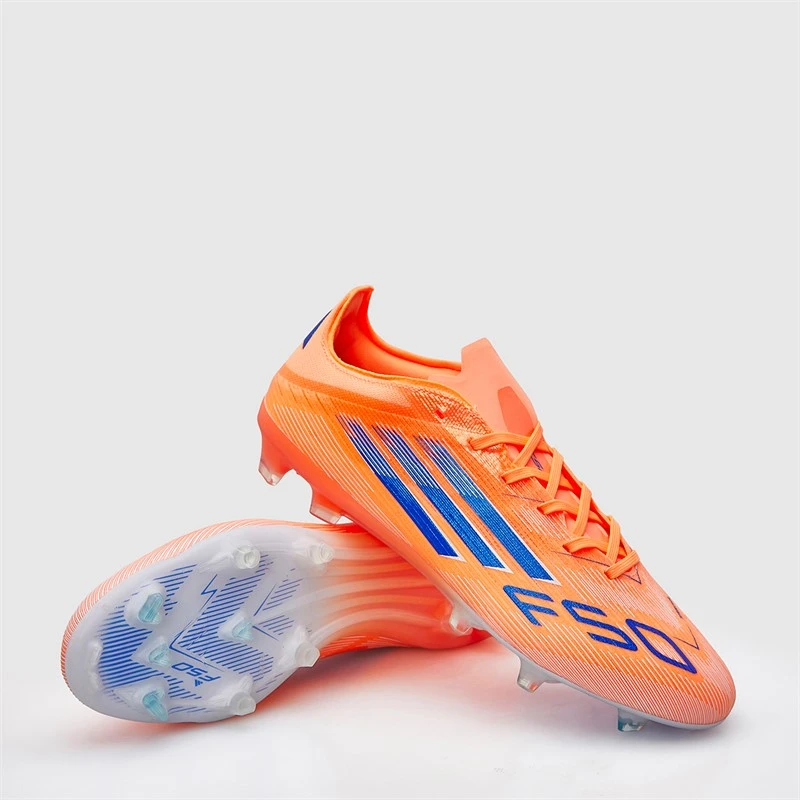 adidas Mens F50 Pro Coral Blaze Pack FG Firm Ground Football Boots Beam Orange/Lucid Blue/Cloud White Beam Orange/Lucid Blue /Cloud White