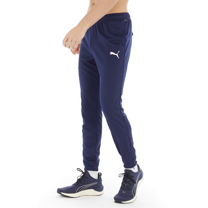 Puma Mens teamRISE Poly Training Track Pants Peacoat